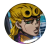 Magnes okrągły na lodówkę Giorno Giovanna ver. 1 JoJo's Bizarre Adventure 58mm