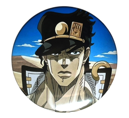 Przypinka button badzik badge Jotaro Kujo ver. 2 JoJo's Bizarre Adventure 58mm