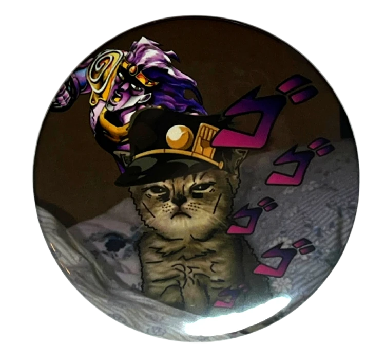 Przypinka button badzik badge Jotaro Kujo ver. 3 JoJo's Bizarre Adventure 58mm