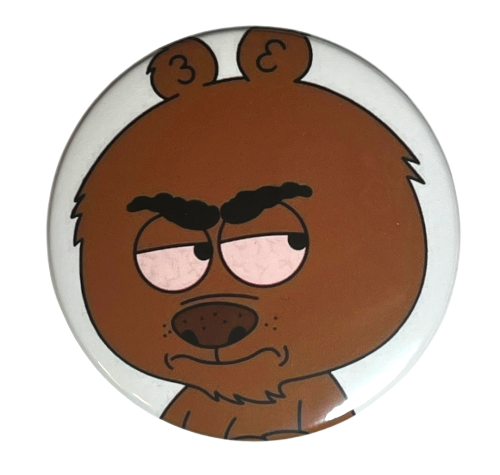 Przypinka button badzik badge Malloy ver. 1 Brickleberry 58mm