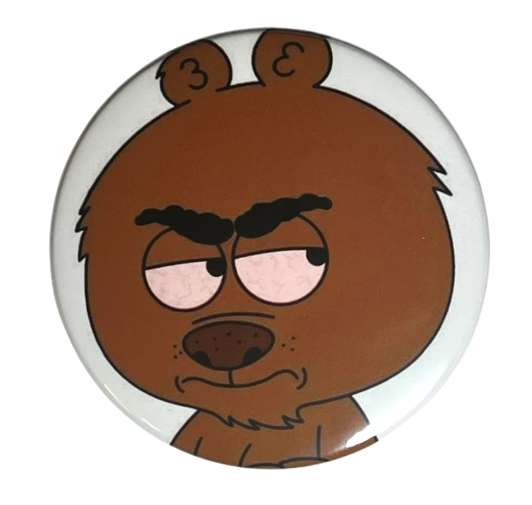 Przypinka button badzik badge Malloy ver. 1 Brickleberry 58mm