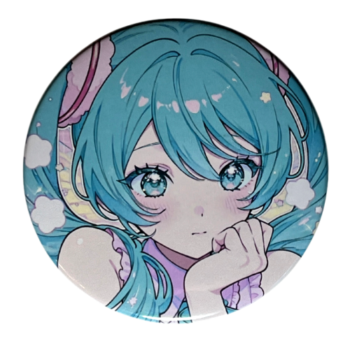 Przypinka button badzik badge Hatsune Miku Vocaloid ver. 8 58mm