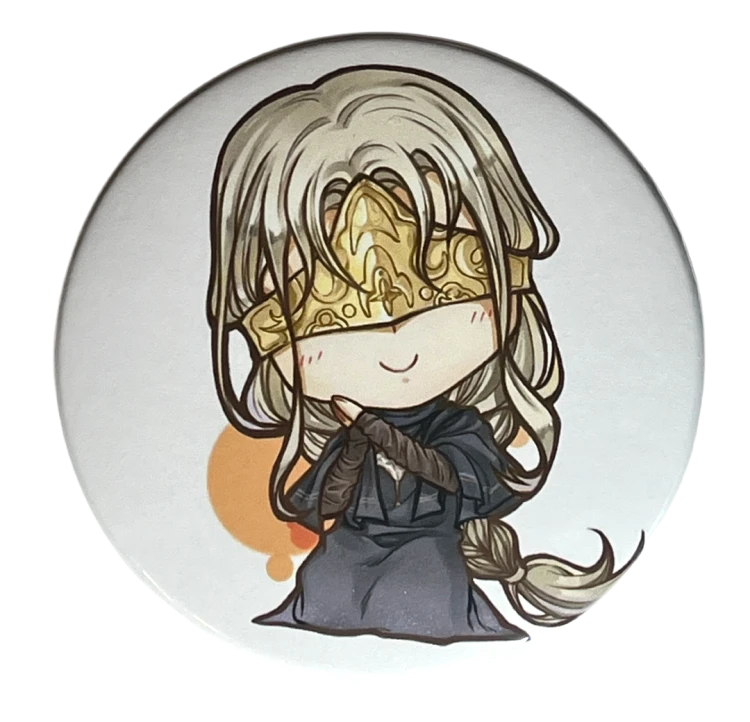 Magnes okrągły na lodówkę Fire Keeper Dark Souls III 58mm