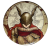 Przypinka button badzik badge Malenia Elden Ring ver. 2 58mm