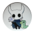 Przypinka button badzik badge Rycerz Grub Hollow Knight ver. 1 58mm