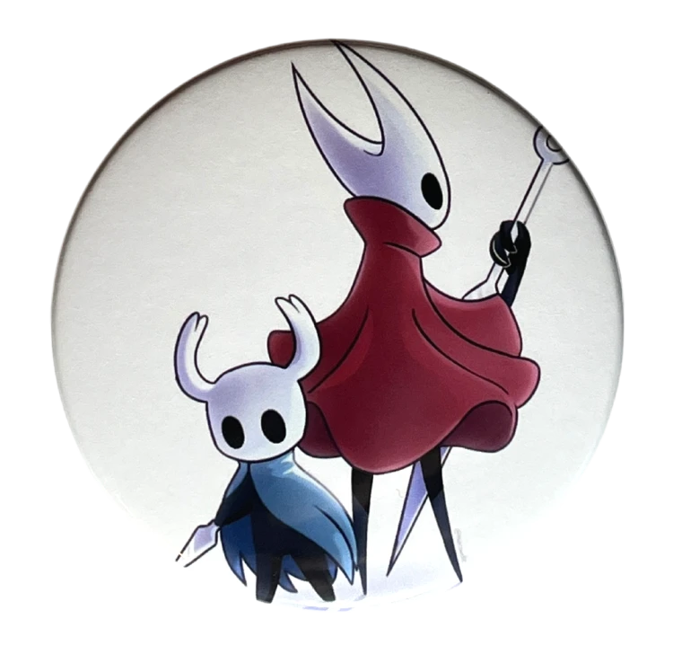 Przypinka button badzik badge Rycerz Hornet Hollow Knight ver. 1 58mm