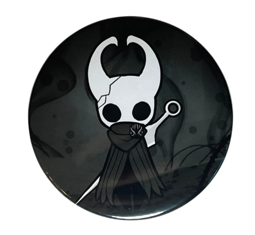 Przypinka button badzik badge Rycerz Hollow Knight ver. 2 58mm