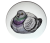 Magnes okrągły na lodówkę Gołąb Pigeon Memy Śmieszne obrazki ver. 2 58mm