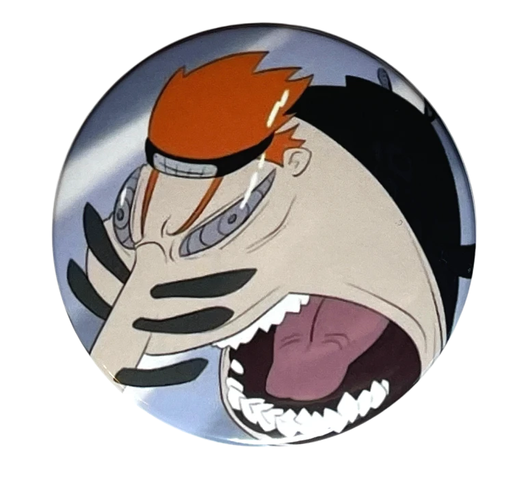 Przypinka button badzik badge Pain Never Pause Naruto Meme Memy 58mm
