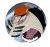 Magnes okrągły na lodówkę Pain Never Pause Naruto Meme Memy 58mm