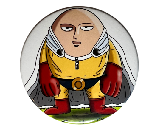Magnes okrągły na lodówkę Huevo Saitama Meme Memy 58mm