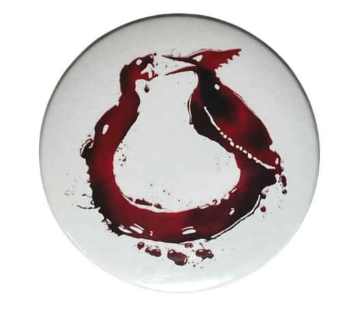 Przypinka button badzik badge Wschód Słońca Igrzyska Śmierci ver. 1 58mm