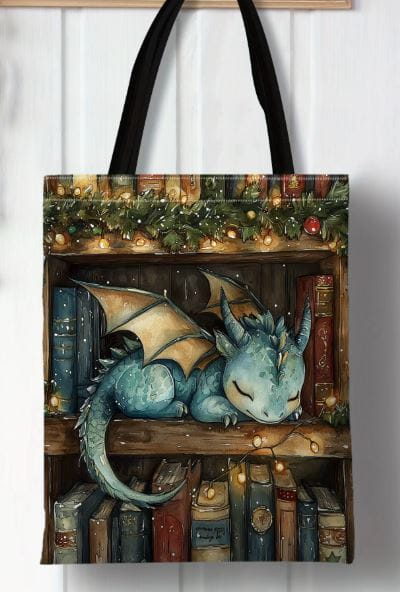 Torba materiałowa smoczek dla książkoholików 35x40 cm