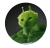 Magnes okrągły na lodówkę Chad Glorp Alien Cat Meme Memy Śmieszne 58mm