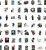 Naklejki winylowe Wlepy Kaiju No. 8 Anime Manga 50 sztuk STICKERBOMB
