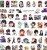 Naklejki winylowe Wlepy Bungo Stray Dogs 50 sztukSTICKERBOMB
