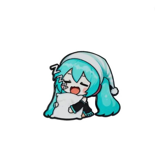 Przypinka emaliowana metalowa PIN Hatsune Miku ver. 4 Vocaloid