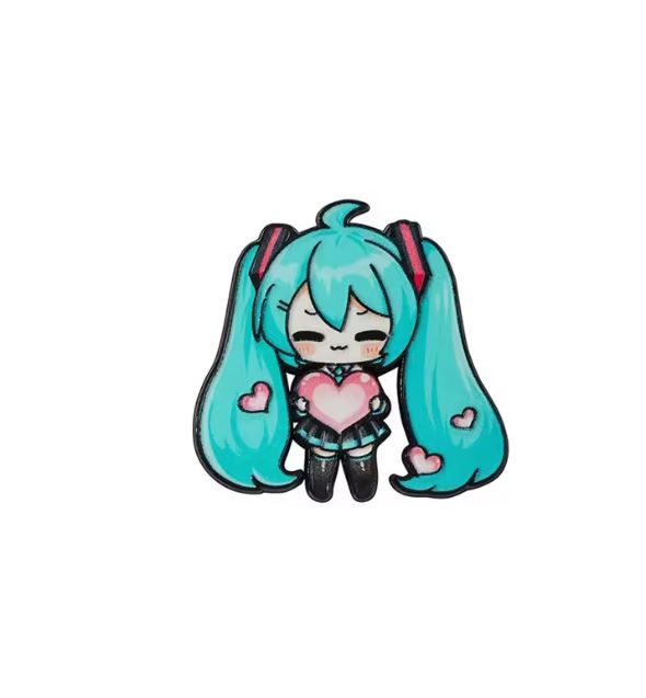 Przypinka emaliowana metalowa PIN Hatsune Miku ver. 5 Vocaloid