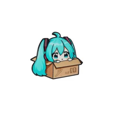 Przypinka emaliowana metalowa PIN Hatsune Miku ver. 7 Vocaloid