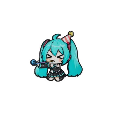 Przypinka emaliowana metalowa PIN Hatsune Miku ver. 8 Vocaloid