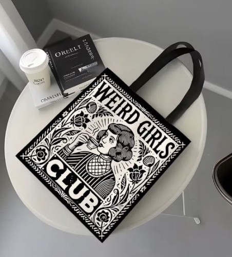 Torba materiałowa Weird Girls Club ver. 1 38x40 cm