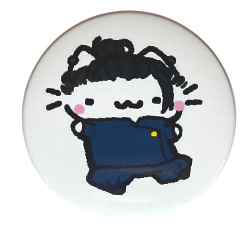 Magnes okrągły na lodówkę Basiilleaf Bazyl Suguru Geto Jujutsu Kaisen 58mm