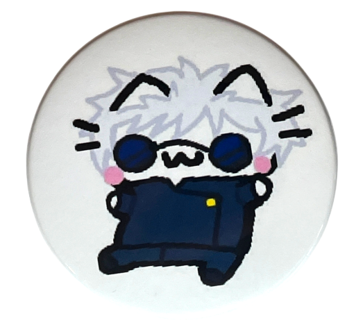 Magnes okrągły na lodówkę Basiilleaf Bazyl Satoru Gojo Jujutsu Kaisen 58mm