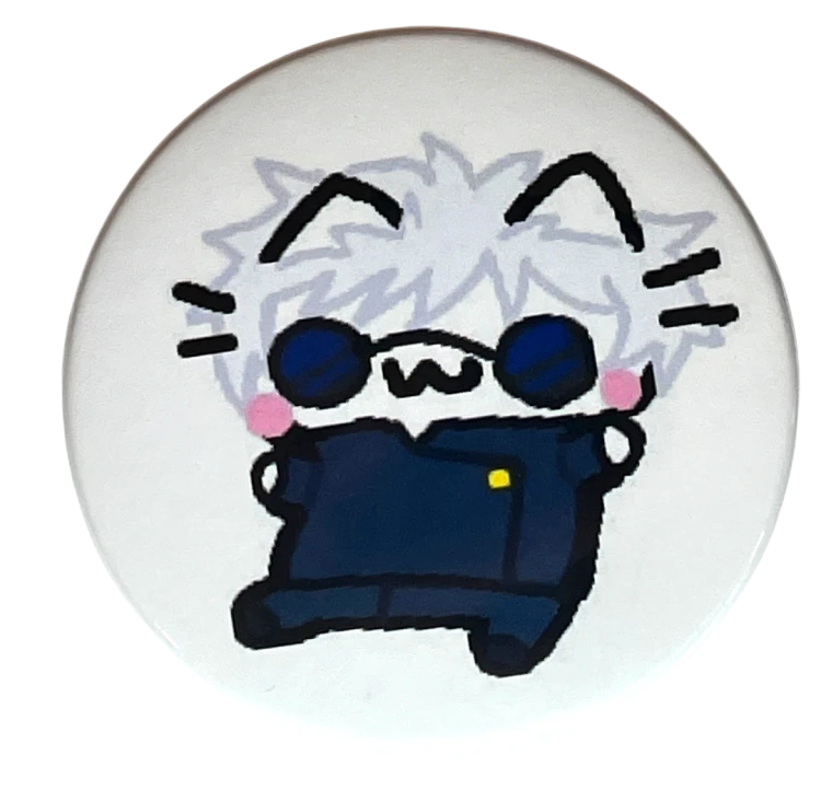 Magnes okrągły na lodówkę Basiilleaf Bazyl Satoru Gojo Jujutsu Kaisen 58mm