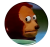 Magnes okrągły na lodówkę Puppet Meme Memy Śmieszne Obrazki 58mm