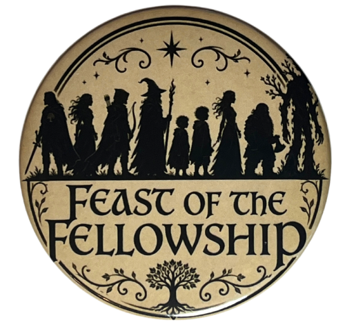 Magnes okrągły na lodówkę Feast of the Fellowship Władca Pierścieni 58mm