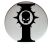 Magnes okrągły na lodówkę Warhammer Znak Imperatora 58mm