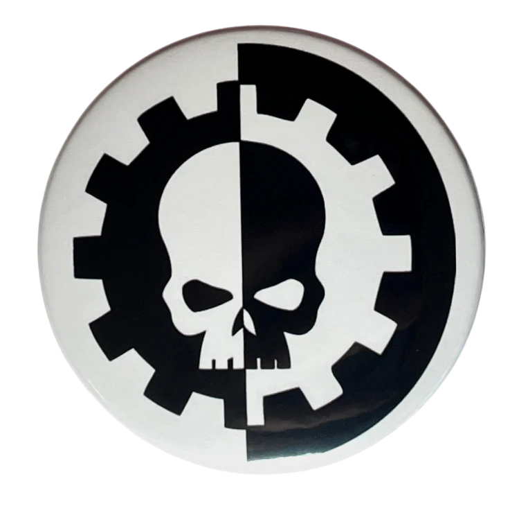 Magnes okrągły na lodówkę Warhammer Adeptus Mechanicus 58mm