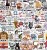 Naklejki winylowe Wlepy Zwierzęta Zabawne Napisy 50 sztuk STICKERBOMB