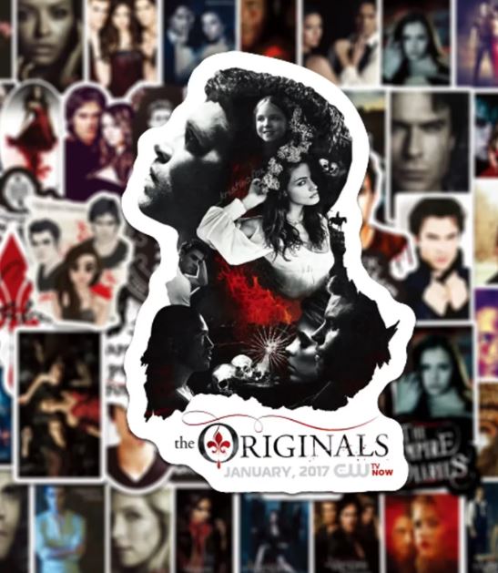 Naklejki winylowe Wlepy Pamiętniki Wampirów Originals Legacies STICKERBOMB