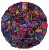 Naklejki winylowe Wlepy Neonowe Graffiti MIX 50 szt STICKERBOMB