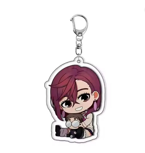 Brelok akrylowy Momo Ayase ver. 1 Dan Da Dan Gyugyutto