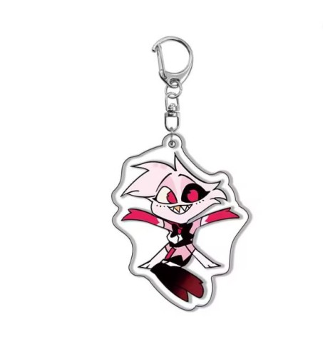 Brelok akrylowy Angel Dust Chibi ver. Hazbin Hotel Muscial Serial
