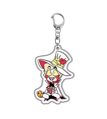 Brelok akrylowy Lucyfer Morningstar Chibi ver. Hazbin Hotel Muscial Serial