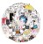 Naklejki winylowe Wlepy Zabawne Gęsi Silly Goose 50 szt STICKERBOMB