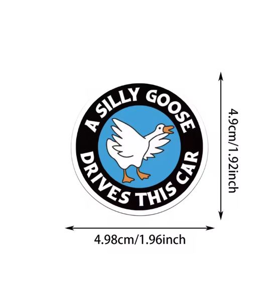 Naklejki winylowe Wlepy Zabawne Gęsi Silly Goose 50 szt STICKERBOMB