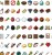 Naklejki winylowe Wlepy Pikselowy Świat Minecraft 70 szt STICKERBOMB