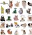 Naklejki winylowe Wlepy Zabawne Koty Śmieszne Memy 50 szt STICKERBOMB