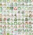 Naklejki winylowe Wlepy Kreskówkowe Urocze Żabki Kawaii 100 szt STICKERBOMB
