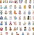 Naklejki winylowe Wlepy Calico Critters Sylvanian Families 50 szt STICKERBOMB
