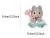 Naklejki winylowe Wlepy Calico Critters Sylvanian Families 50 szt STICKERBOMB