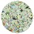 Naklejki winylowe Wlepy Zielone Żółwie Kawaii 50 szt STICKERBOMB