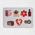 Naklejki winylowe Wlepy Czerwone Retro Ins Style 50 szt STICKERBOMB