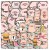 Naklejki winylowe Wlepy Świnki Kawaii Lulu Pig 40 szt STICKERBOMB