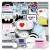 Naklejki winylowe Wlepy Retro Komputery Pixelowe 50 szt STICKERBOMB