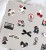 Naklejki winylowe Wlepy Czarno-białe Downtown girl MIX 50 sztuk STICKERBOMB